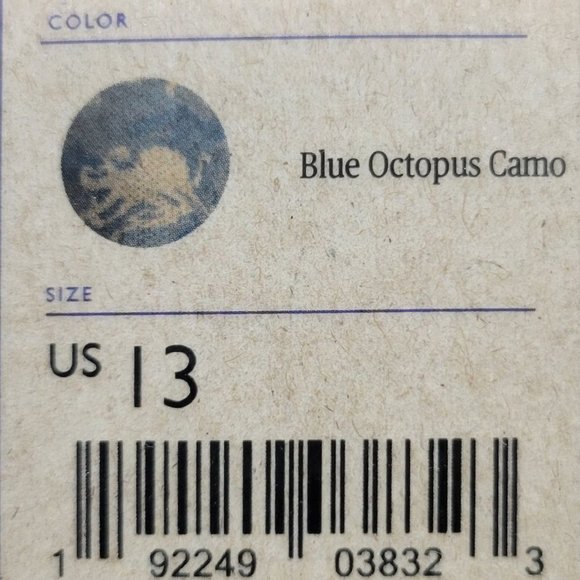 Rothy's The Kids Sneaker Blue Octopus Camo Toddler Little Kids Size 11,12,13, 2 - Picture 8 of 10